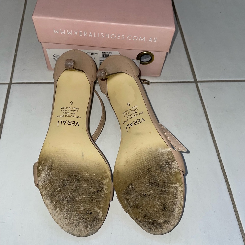 Nude Verali Shoes. - Picture 3 of 4